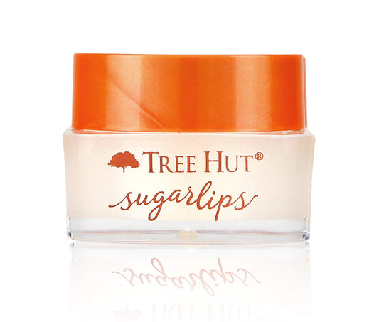 Tree Hut Sugarlips Sugar Lip Scrub, Sweet Mint, 0.34oz Jar, Shea Butter and Raw Sugar Scrub Ultra-Hydrating Lip Exfoliator, Lip Care