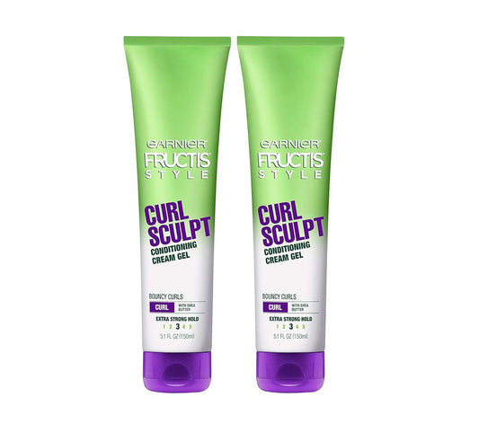 Garnier Hair Care Fructis Style Sculpt Conditioning Cream Gel, Curl, 5.1 oz (Pack of 3)