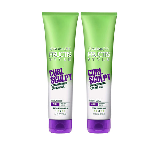 Garnier Hair Care Fructis Style Sculpt Conditioning Cream Gel, Curl, 5.1 oz (Pack of 3)